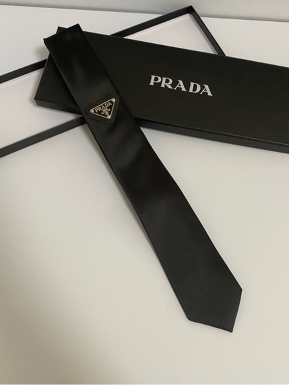 Prada Saffiano Leather Bolo Tie
